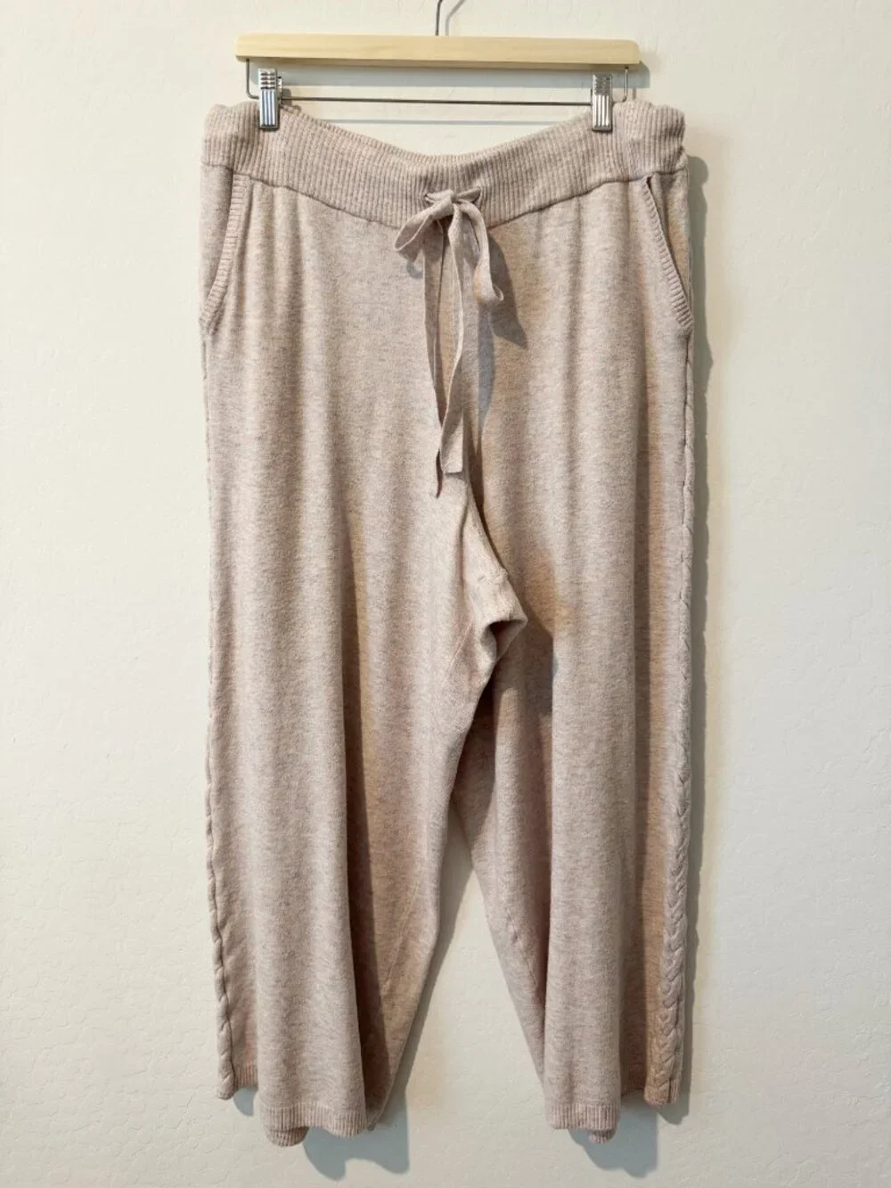 Torrid Cable Knit Matching Loungewear Set Cardigan Wide Leg Pants Plus Size 1X